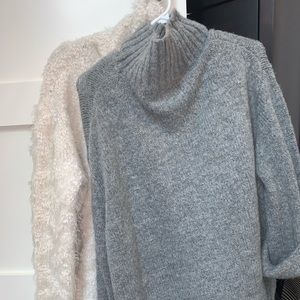 Zara and H&M sweaters